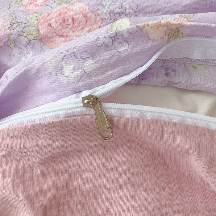 91家纺网 家纺一手货源 找家纺 竹合家纺 2025新品云感皱皱四件套跑量款小清新四件套