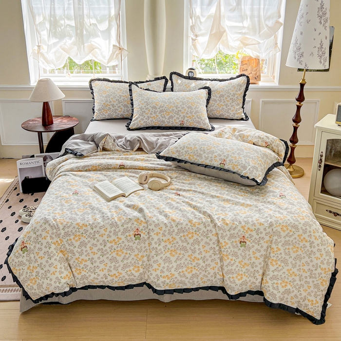 仟网汇 2025新款赫本风四件套 赫本风-妮可