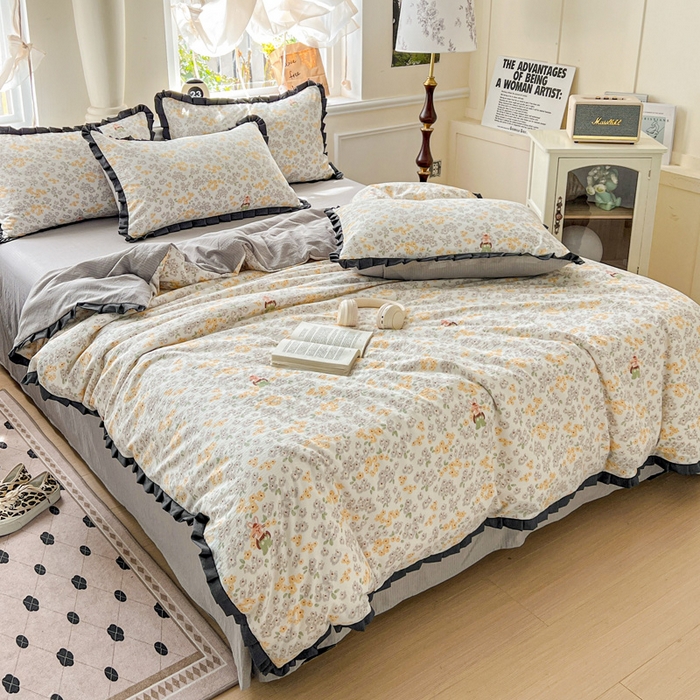 91家纺网 家纺一手货源 找家纺 仟网汇 2025新款赫本风四件套 赫本风-妮可