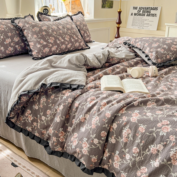 91家纺网 家纺一手货源 找家纺 仟网汇 2025新款赫本风四件套 赫本风-塞纳河畔