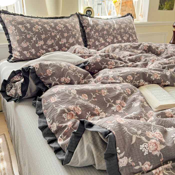 91家纺网 家纺一手货源 找家纺 仟网汇 2025新款赫本风四件套 赫本风-塞纳河畔