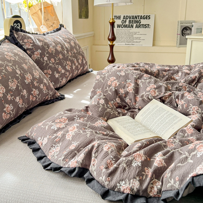 91家纺网 家纺一手货源 找家纺 仟网汇 2025新款赫本风四件套 赫本风-塞纳河畔