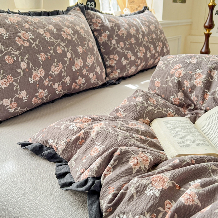 91家纺网 家纺一手货源 找家纺 仟网汇 2025新款赫本风四件套 赫本风-塞纳河畔