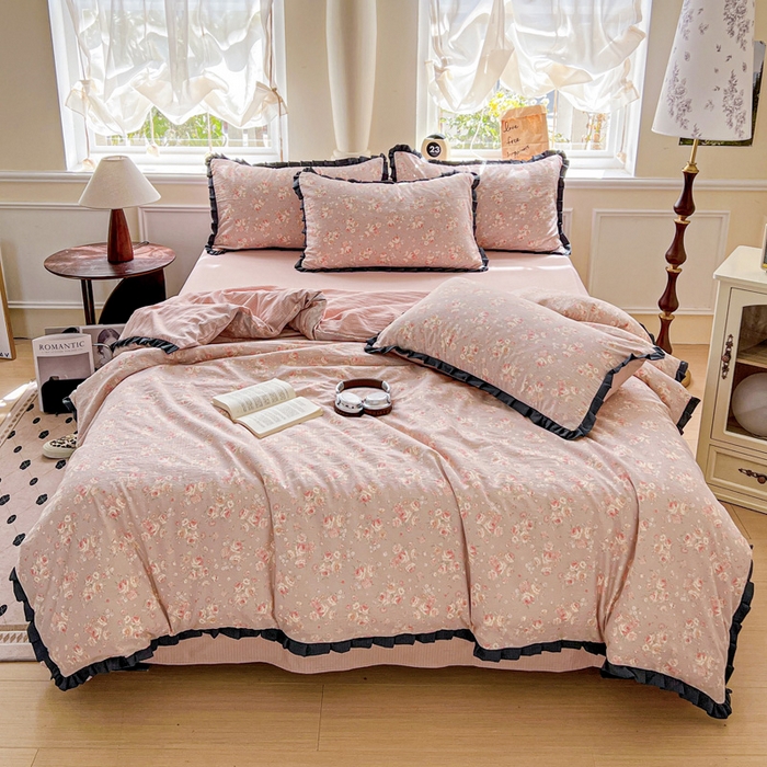 仟网汇 2025新款赫本风四件套 赫本风-素颜