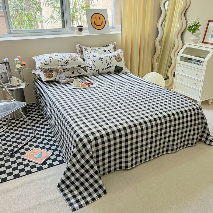 91家纺网 家纺一手货源 找家纺 港岛妹妹 2025年春夏新款芦荟棉印花四件套 游乐园