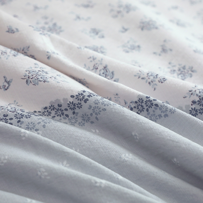 91家纺网 家纺一手货源 找家纺 仟网汇 2025新款亲肤皱皱棉四件套皱皱纱四件套 兰黛