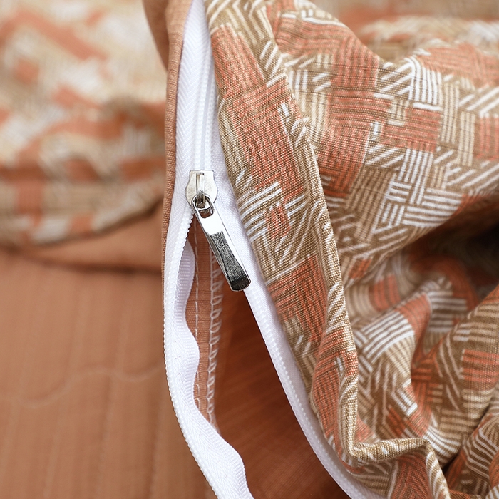 91家纺网 家纺一手货源 找家纺 仟网汇 2025新款亲肤皱皱棉四件套皱皱纱四件套 罗曼