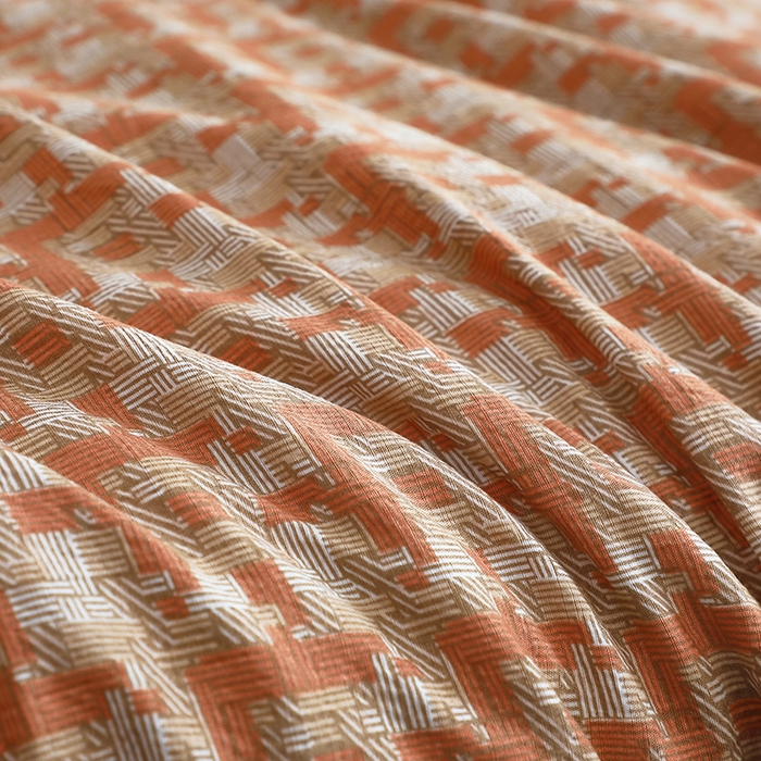 91家纺网 家纺一手货源 找家纺 仟网汇 2025新款亲肤皱皱棉四件套皱皱纱四件套 罗曼