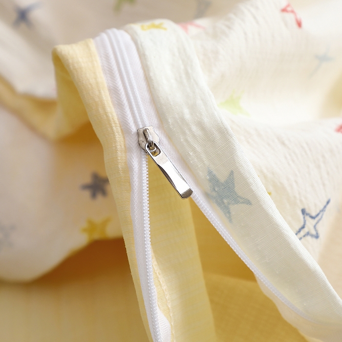 91家纺网 家纺一手货源 找家纺 仟网汇 2025新款亲肤皱皱棉四件套皱皱纱四件套 星空物语