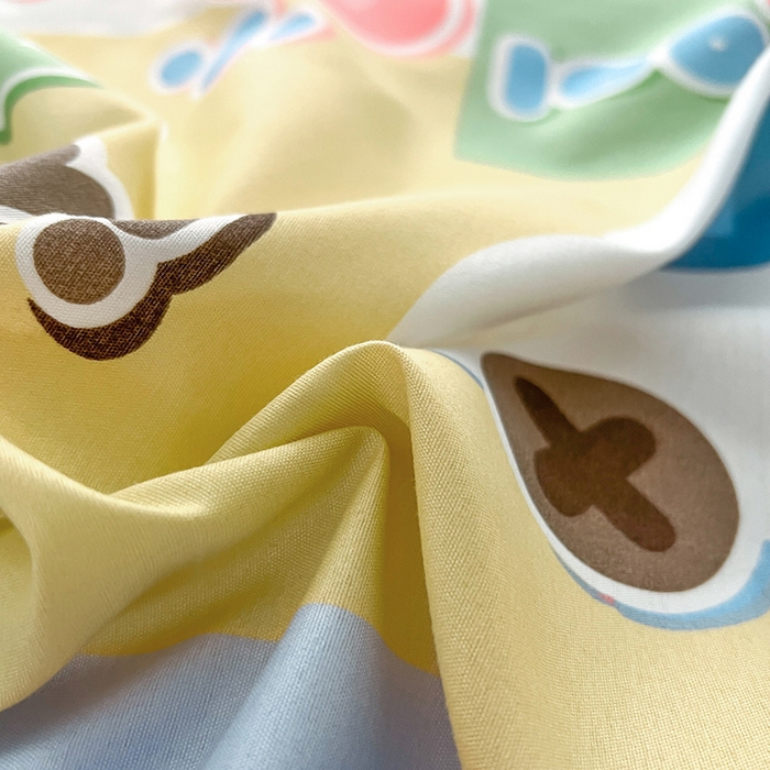 91家纺网 家纺一手货源 找家纺 港岛妹妹 2025年春夏新款芦荟棉印花四件套 元气满满