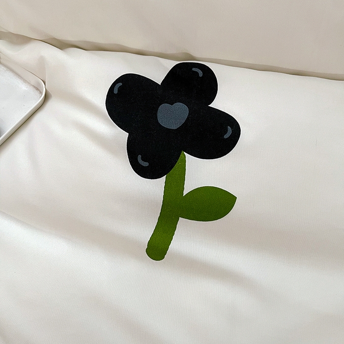 91家纺网 家纺一手货源 找家纺 港岛妹妹 2025年春夏新款芦荟棉印花四件套 轻颜