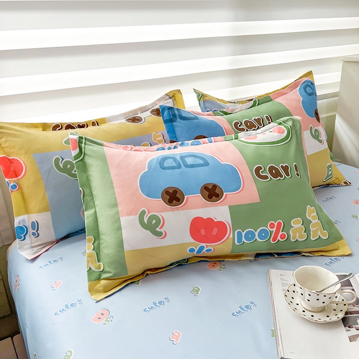 91家纺网 家纺一手货源 找家纺 港岛妹妹 2025年春夏新款芦荟棉印花四件套 元气满满