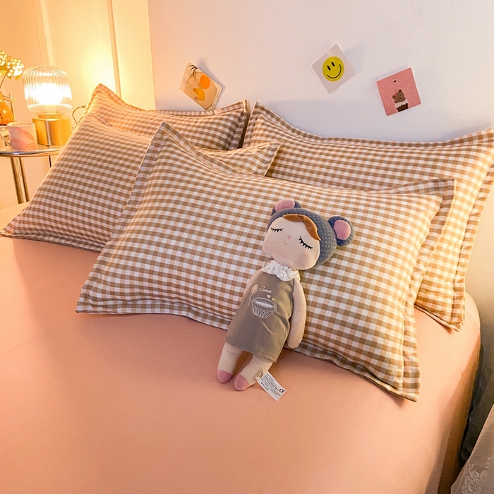 91家纺网 家纺一手货源 找家纺 港岛妹妹 2025年春夏新款芦荟棉印花四件套 玉小格