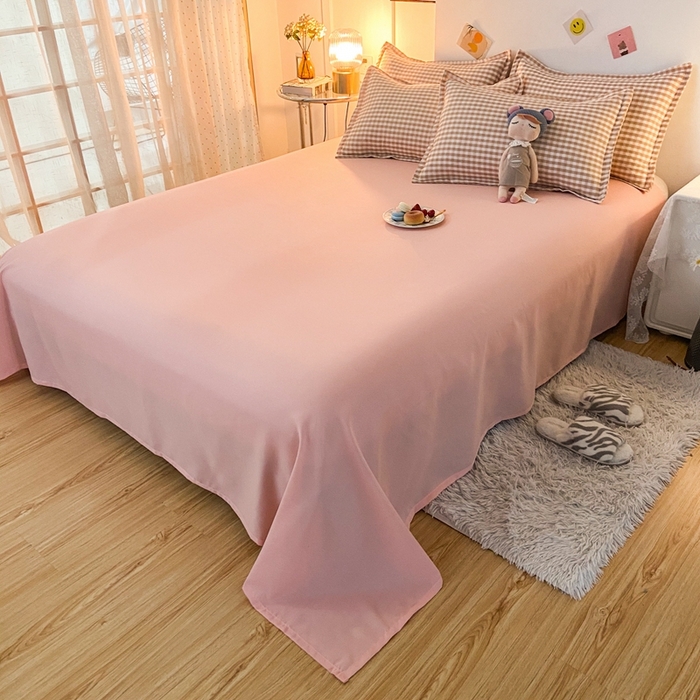 91家纺网 家纺一手货源 找家纺 港岛妹妹 2025年春夏新款芦荟棉印花四件套 玉小格