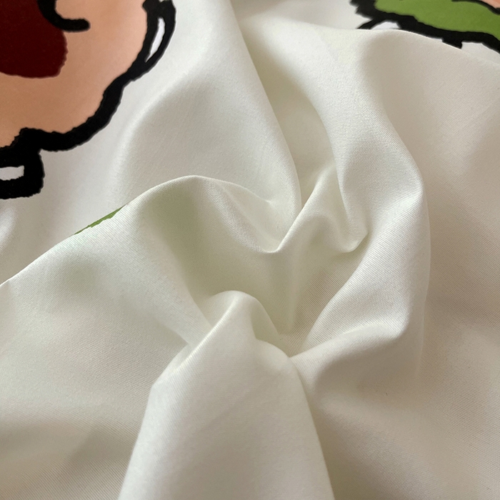 91家纺网 家纺一手货源 找家纺 港岛妹妹 2025年春夏新款芦荟棉印花四件套 羊咩咩