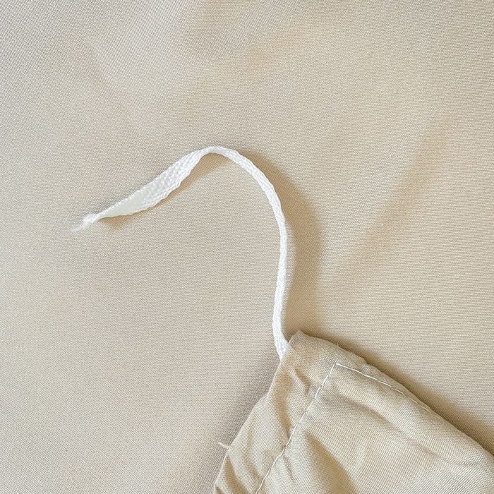 91家纺网 家纺一手货源 找家纺 雅阁尔家纺2025新款无印良品风棋盘格贴标四件套 布丁奶茶色