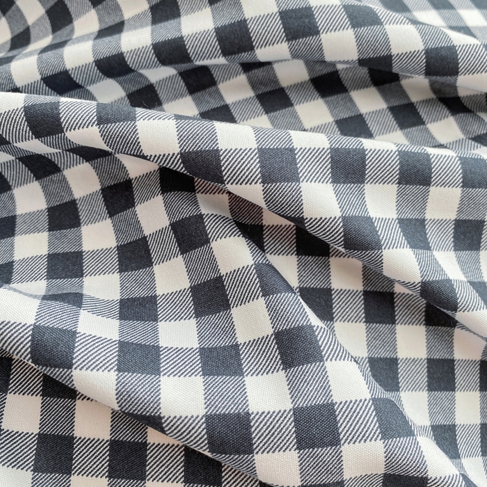 91家纺网 家纺一手货源 找家纺 雅阁尔家纺2025新款无印良品风棋盘格贴标四件套 黑白小格