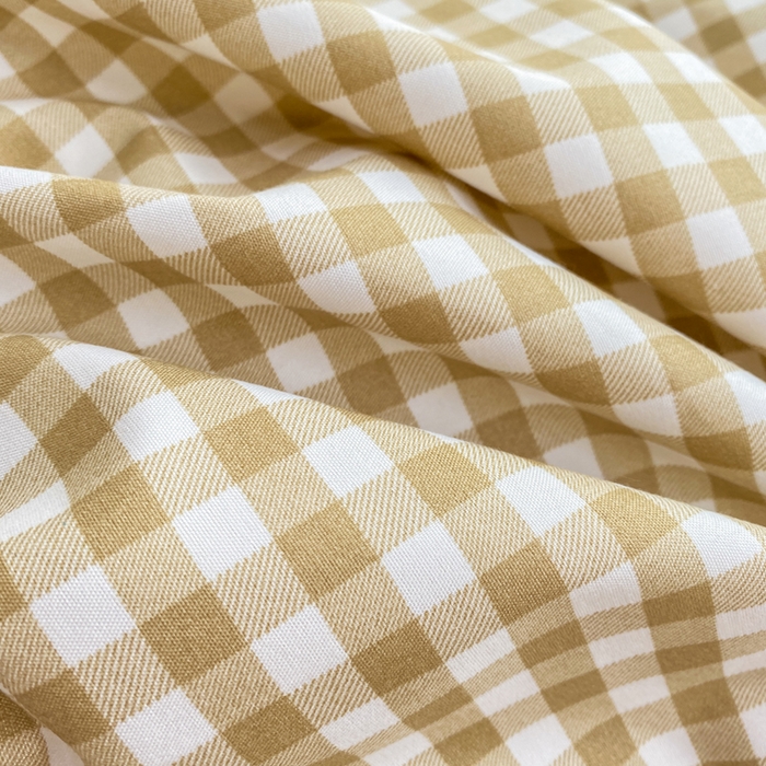 91家纺网 家纺一手货源 找家纺 雅阁尔家纺2025新款无印良品风棋盘格贴标四件套 米小格