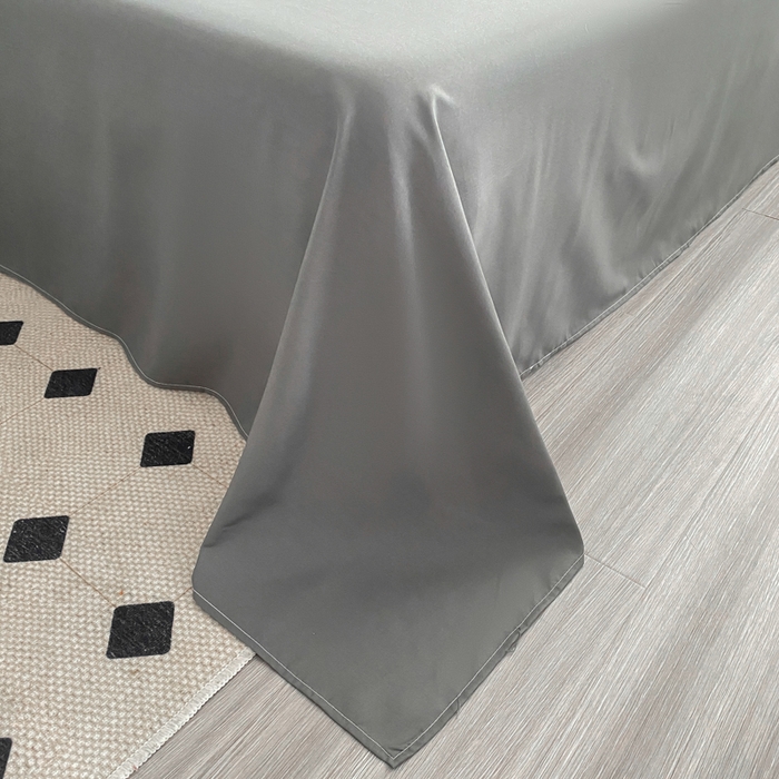 91家纺网 家纺一手货源 找家纺 雅阁尔家纺2025新款无印良品风棋盘格贴标四件套 棋盘格-黑