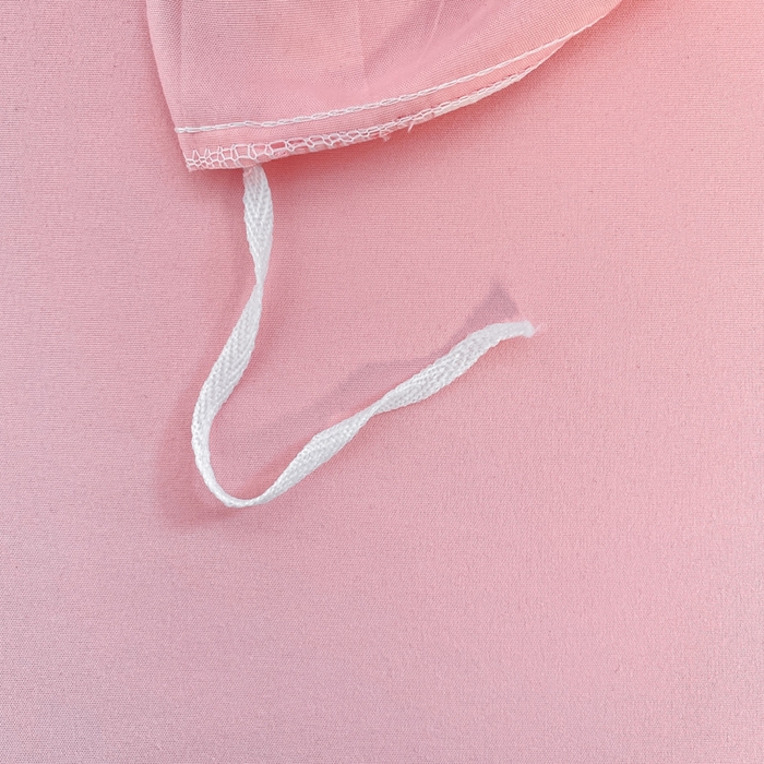 91家纺网 家纺一手货源 找家纺 雅阁尔家纺2025新款无印良品风棋盘格贴标四件套 樱花粉