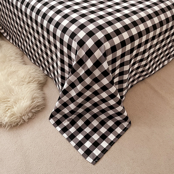 91家纺网 家纺一手货源 找家纺 港岛妹妹 2025年春夏新款芦荟棉印花四件套 奶牛猫