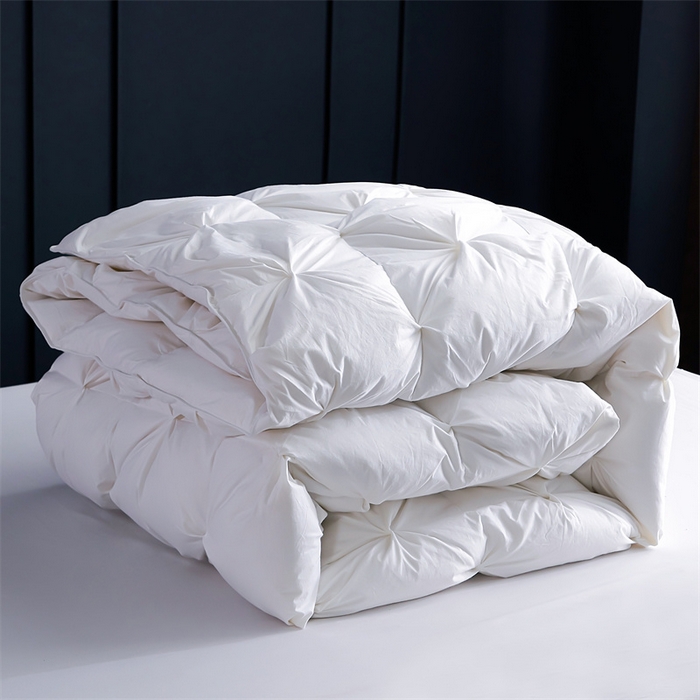 91家纺网 家纺一手货源 找家纺 （总）呆头鹅羽绒工厂店 2025新款全棉羽丝绒扭花被 白鹅绒鸭绒被子被芯羽绒工厂店