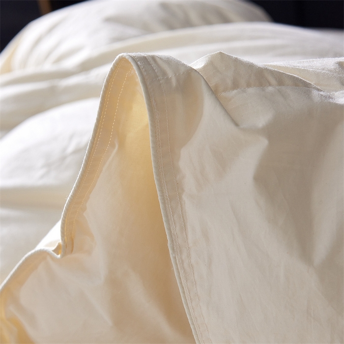 91家纺网 家纺一手货源 找家纺 呆头鹅羽绒工厂店 2025新款全棉羽丝绒标准被 白鹅绒鸭绒被子被芯羽绒工厂店 黄色