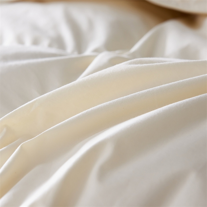 91家纺网 家纺一手货源 找家纺 呆头鹅羽绒工厂店 2025新款全棉羽丝绒标准被 白鹅绒鸭绒被子被芯羽绒工厂店 黄色