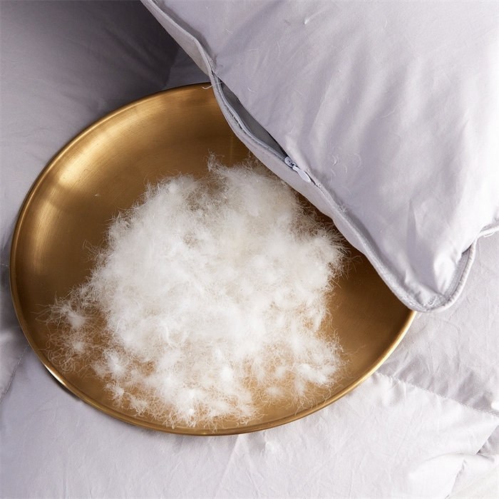 91家纺网 家纺一手货源 找家纺 呆头鹅羽绒工厂店 2025新款全棉羽丝绒标准被 白鹅绒鸭绒被子被芯羽绒工厂店 灰色