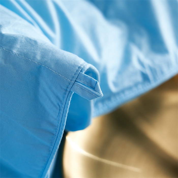 91家纺网 家纺一手货源 找家纺 呆头鹅羽绒工厂店 2025新款全棉羽丝绒扭花被 白鹅绒鸭绒被子被芯羽绒工厂店 蓝色