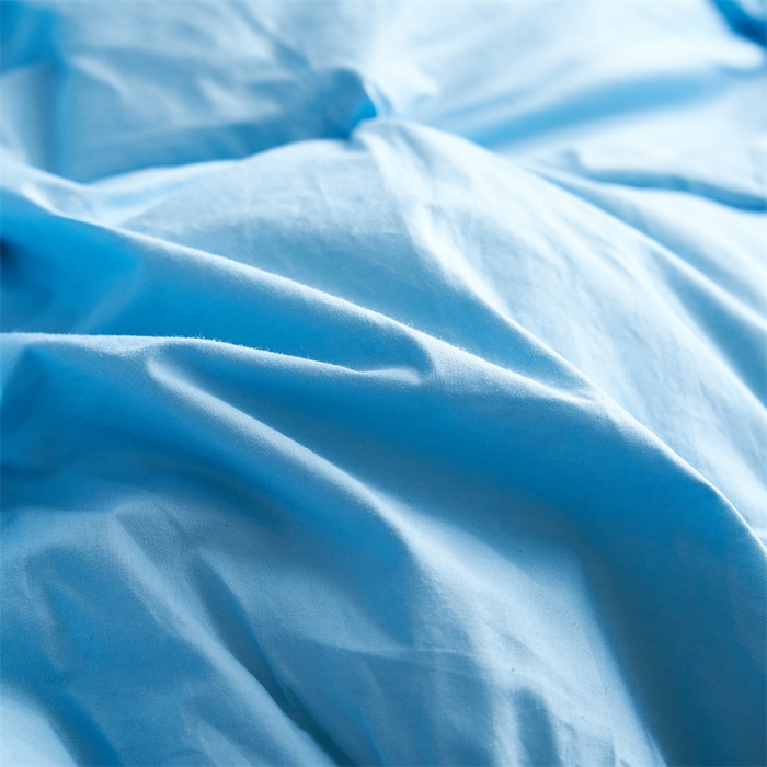 91家纺网 家纺一手货源 找家纺 呆头鹅羽绒工厂店 2025新款全棉羽丝绒扭花被 白鹅绒鸭绒被子被芯羽绒工厂店 蓝色