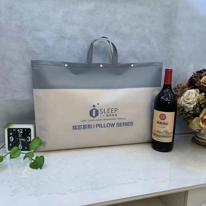 91家纺网 家纺一手货源 找家纺 （总）呆头鹅羽绒工厂店 2025新款枕芯手提袋 白鹅绒鸭绒被子被芯羽绒工厂店