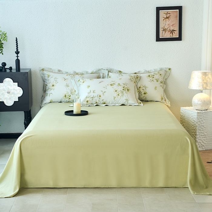 91家纺网 家纺一手货源 找家纺 （总）春皖家纺 2025新款莱赛尔天丝AB版单品B版床单