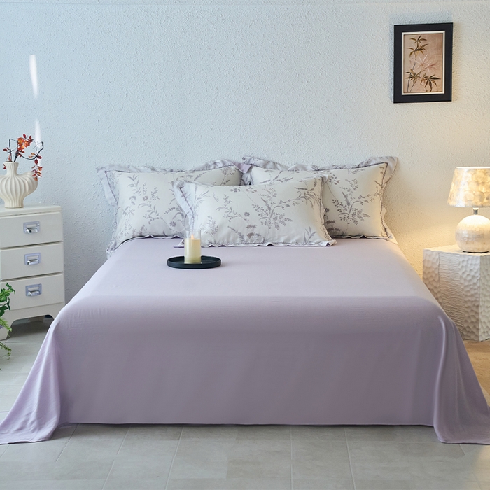 91家纺网 家纺一手货源 找家纺 （总）春皖家纺 2025新款莱赛尔天丝AB版单品B版床单