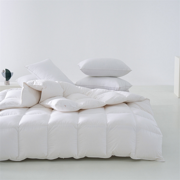 91家纺网 家纺一手货源 找家纺 （总）呆头鹅羽绒工厂店 2025新款100支柔赛丝单边羽绒被 白鹅绒鸭绒被子被芯羽绒工厂店