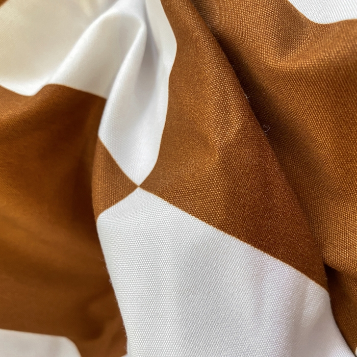 91家纺网 家纺一手货源 找家纺 雅阁尔家纺2025新款无印良品风棋盘格贴标四件套 棋盘格-棕