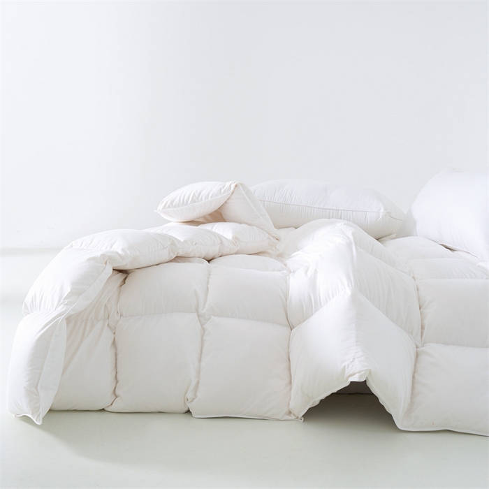91家纺网 家纺一手货源 找家纺 （总）呆头鹅羽绒工厂店 2025新款100支柔赛丝单边羽绒被 白鹅绒鸭绒被子被芯羽绒工厂店