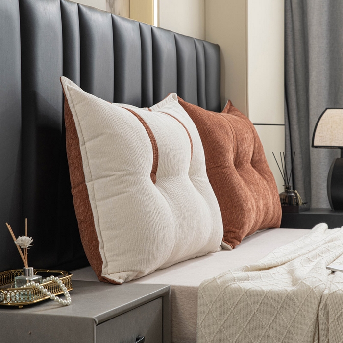 美达人 2025新款雪尼尔组合靠背 云芙【云橙】亲肤雪尼尔