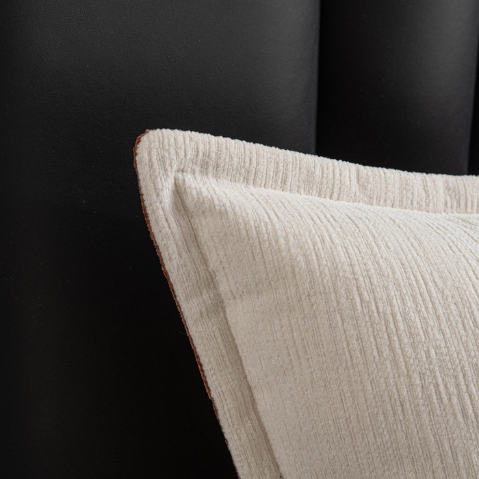 91家纺网 家纺一手货源 找家纺 美达人 2025新款雪尼尔组合靠背 云芙【云橙】亲肤雪尼尔