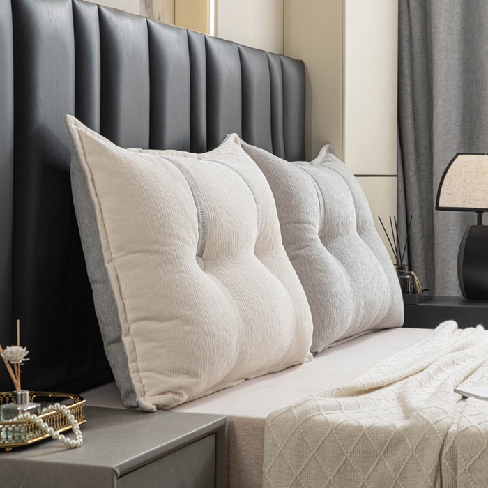 美达人 2025新款雪尼尔组合靠背 云芙【银灰】亲肤雪尼尔