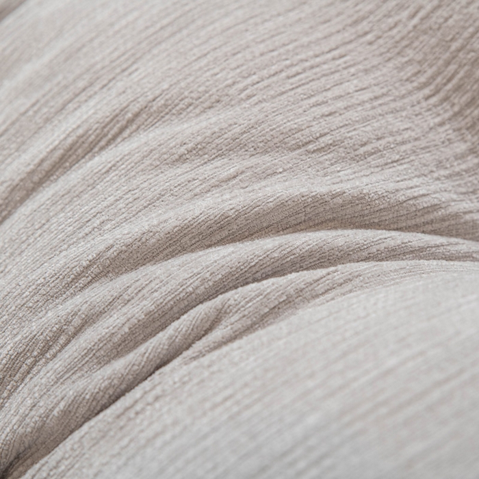 91家纺网 家纺一手货源 找家纺 美达人 2025新款雪尼尔组合靠背 云芙【银灰】亲肤雪尼尔