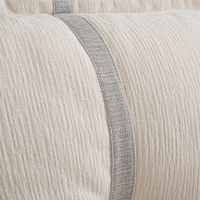 91家纺网 家纺一手货源 找家纺 美达人 2025新款雪尼尔组合靠背 云芙【银灰】亲肤雪尼尔