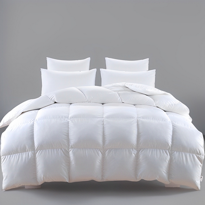 91家纺网 家纺一手货源 找家纺 （总）呆头鹅羽绒工厂店 2025新款全棉白鹅毛羽毛被 白鹅绒鸭绒被子被芯羽绒工厂店