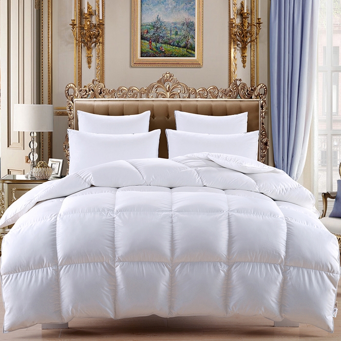 91家纺网 家纺一手货源 找家纺 （总）呆头鹅羽绒工厂店 2025新款全棉白鹅毛羽毛被 白鹅绒鸭绒被子被芯羽绒工厂店