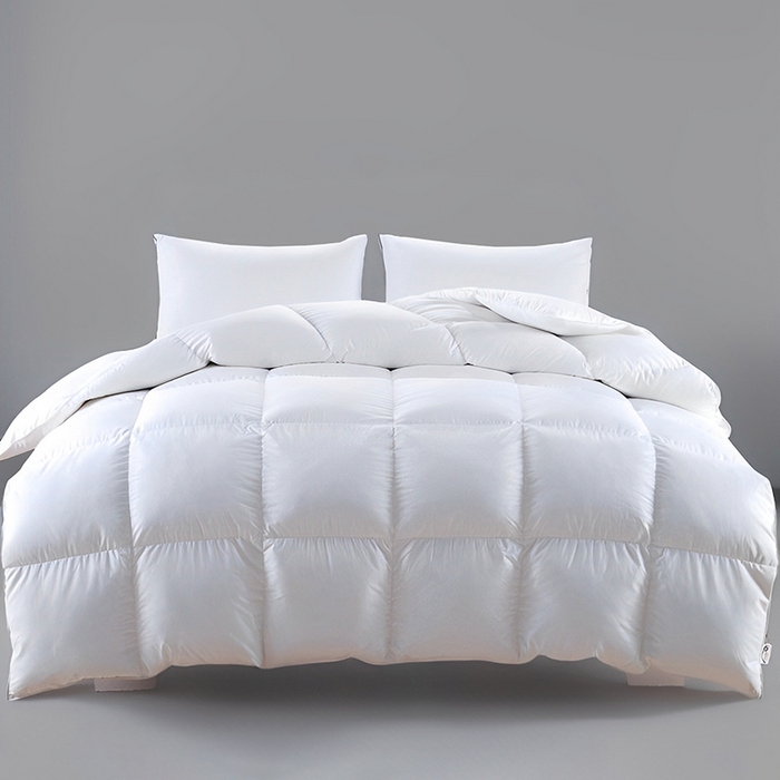 91家纺网 家纺一手货源 找家纺 （总）呆头鹅羽绒工厂店 2025新款全棉白鹅毛羽毛被 白鹅绒鸭绒被子被芯羽绒工厂店