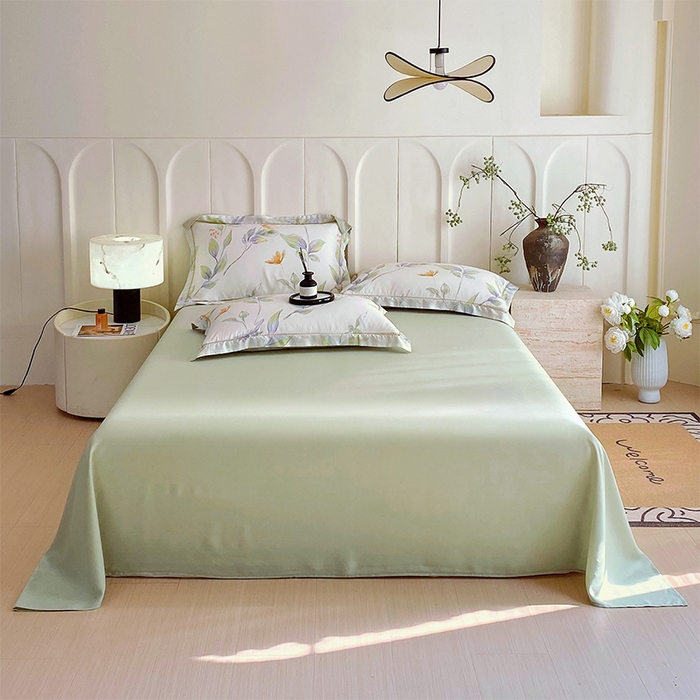 91家纺网 家纺一手货源 找家纺 （总）春皖家纺 2025春夏新款A类莱赛尔纤维印花B版单床单 床单单件-风格二