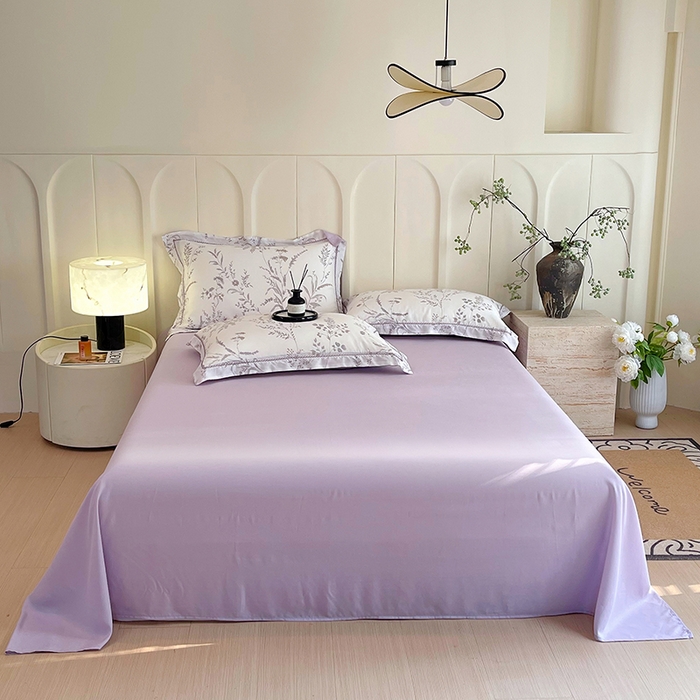 91家纺网 家纺一手货源 找家纺 （总）春皖家纺 2025春夏新款A类莱赛尔纤维印花B版单床单 床单单件-风格二