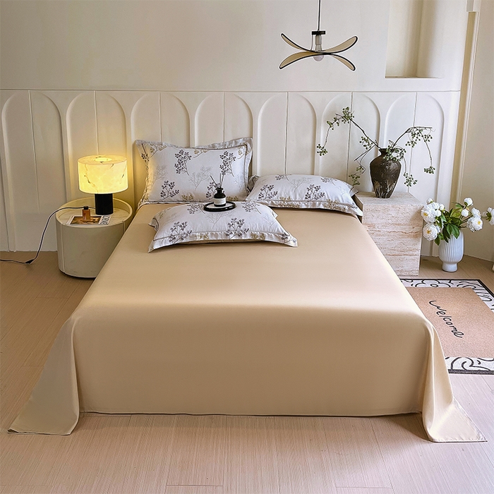 91家纺网 家纺一手货源 找家纺 （总）春皖家纺 2025春夏新款A类莱赛尔纤维印花B版单床单 床单单件-风格二