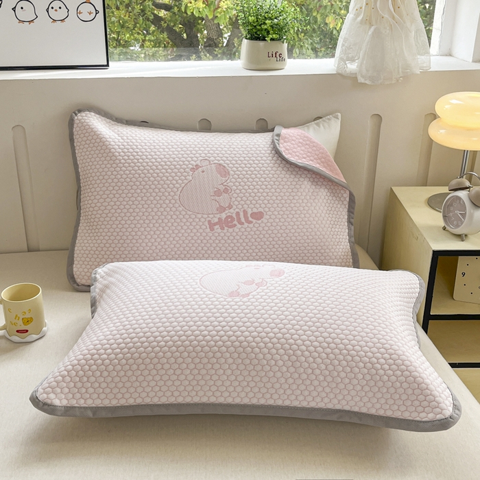 91家纺网 家纺一手货源 找家纺 （总）芙绣家纺 2025新款A类凉感豆豆枕巾