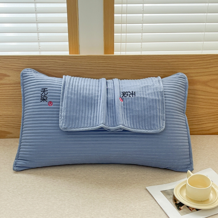 91家纺网 家纺一手货源 找家纺 （总）芙绣家纺 2025新款A类防水绣花夹棉枕套